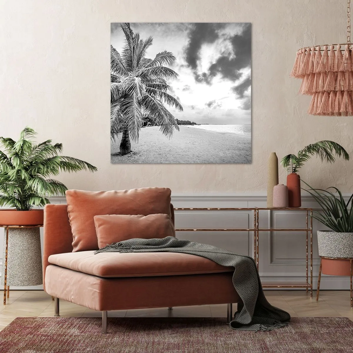 Schilderen op canvas - Wanneer je verlangt naar eenzaamheid... - 70x70 cm