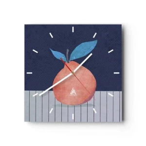 Wandklok - Klok - Convexiteit en vlak - 30x30 cm