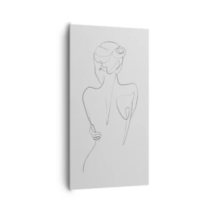 Schilderen op canvas - Lichaamsmuziek - 65x120 cm