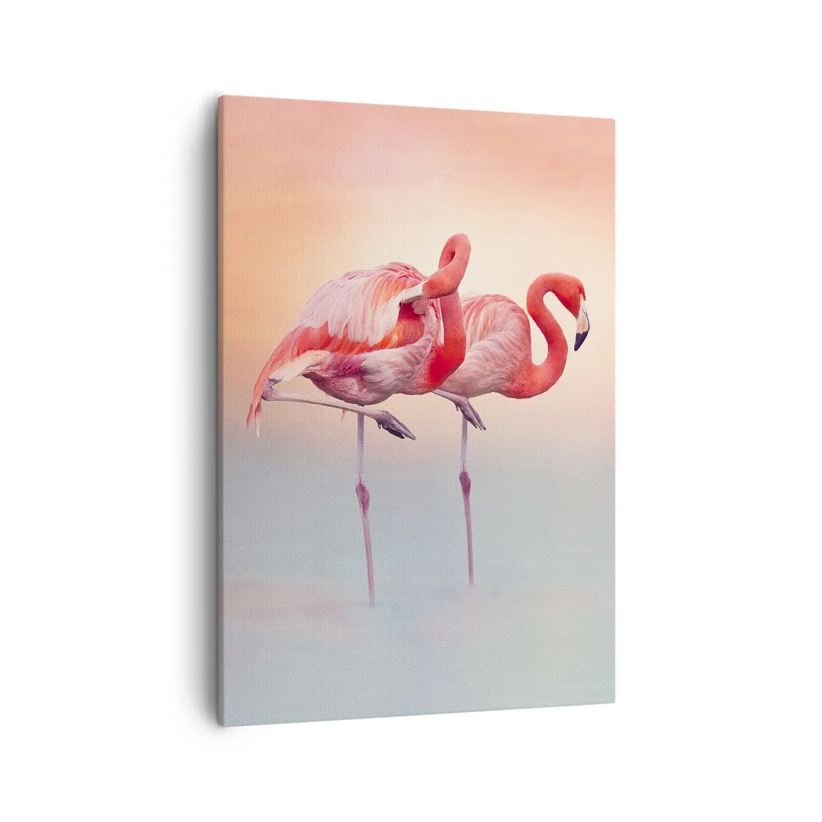 Schilderen op canvas - De kleur van de ondergaande zon - 50x70 cm
