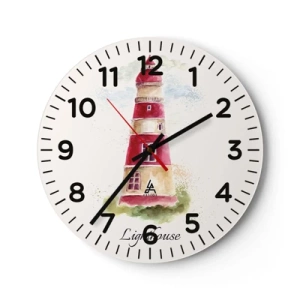 Wandklok - Klok - Er is altijd goed weer in de buurt - 30x30 cm