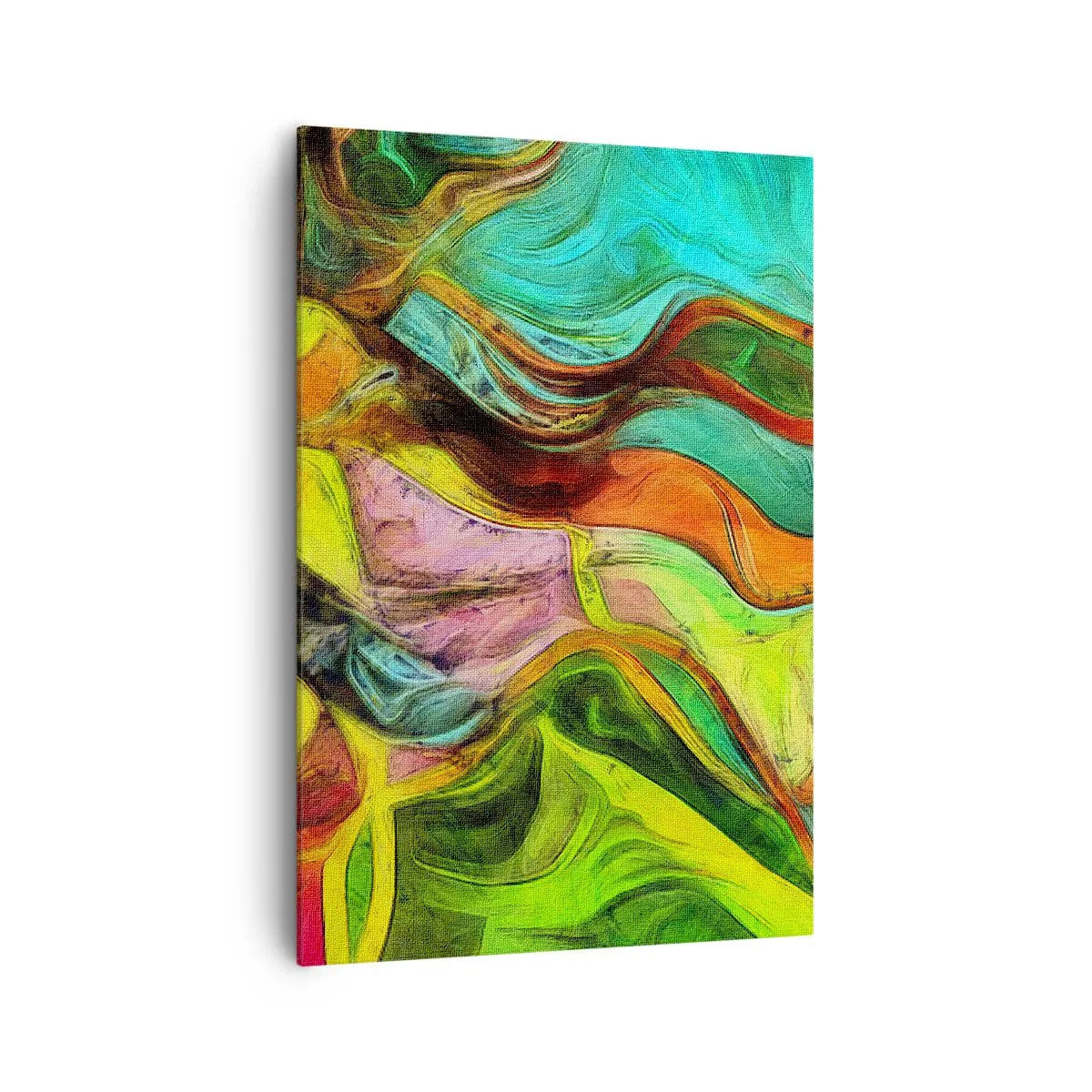 Schilderen op canvas - Beweging is leven - 70x100 cm
