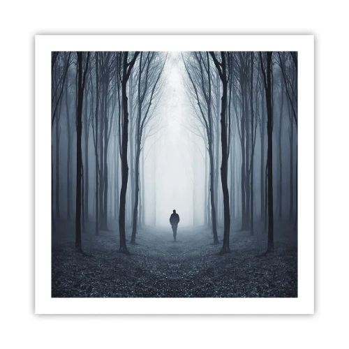 Poster - En alles is eenvoudig en duidelijk - 60x60 cm