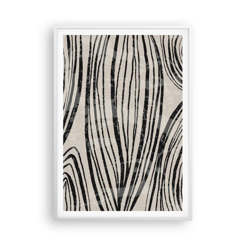 Poster in een witte lijst - Lijnoverstromingsvlakte - 70x100 cm