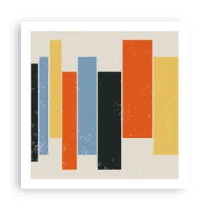 Poster - Muzieknotatie - 60x60 cm