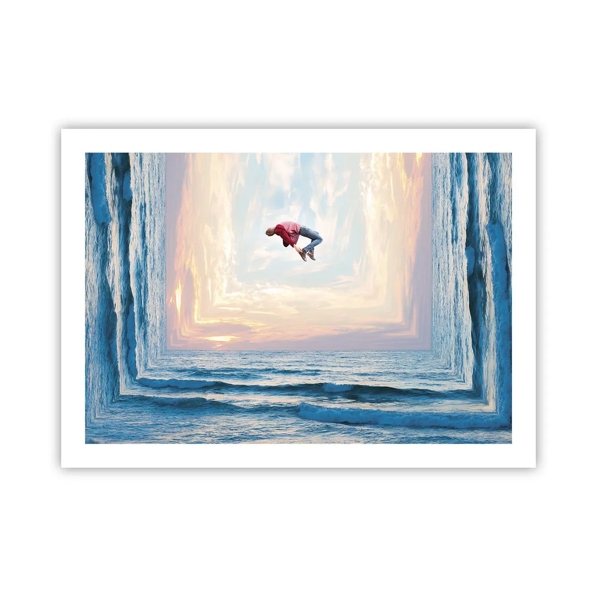 Poster - Naar een andere dimensie - 70x50 cm