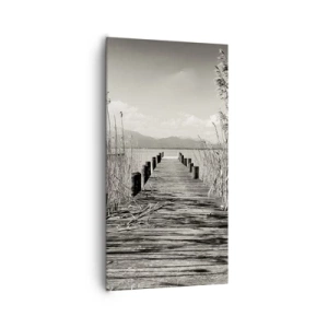 Schilderen op canvas - In de stilte van het gras - 65x120 cm