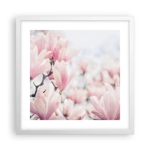 Poster in een witte lijst - Het ideaal van subtiliteit - 40x40 cm