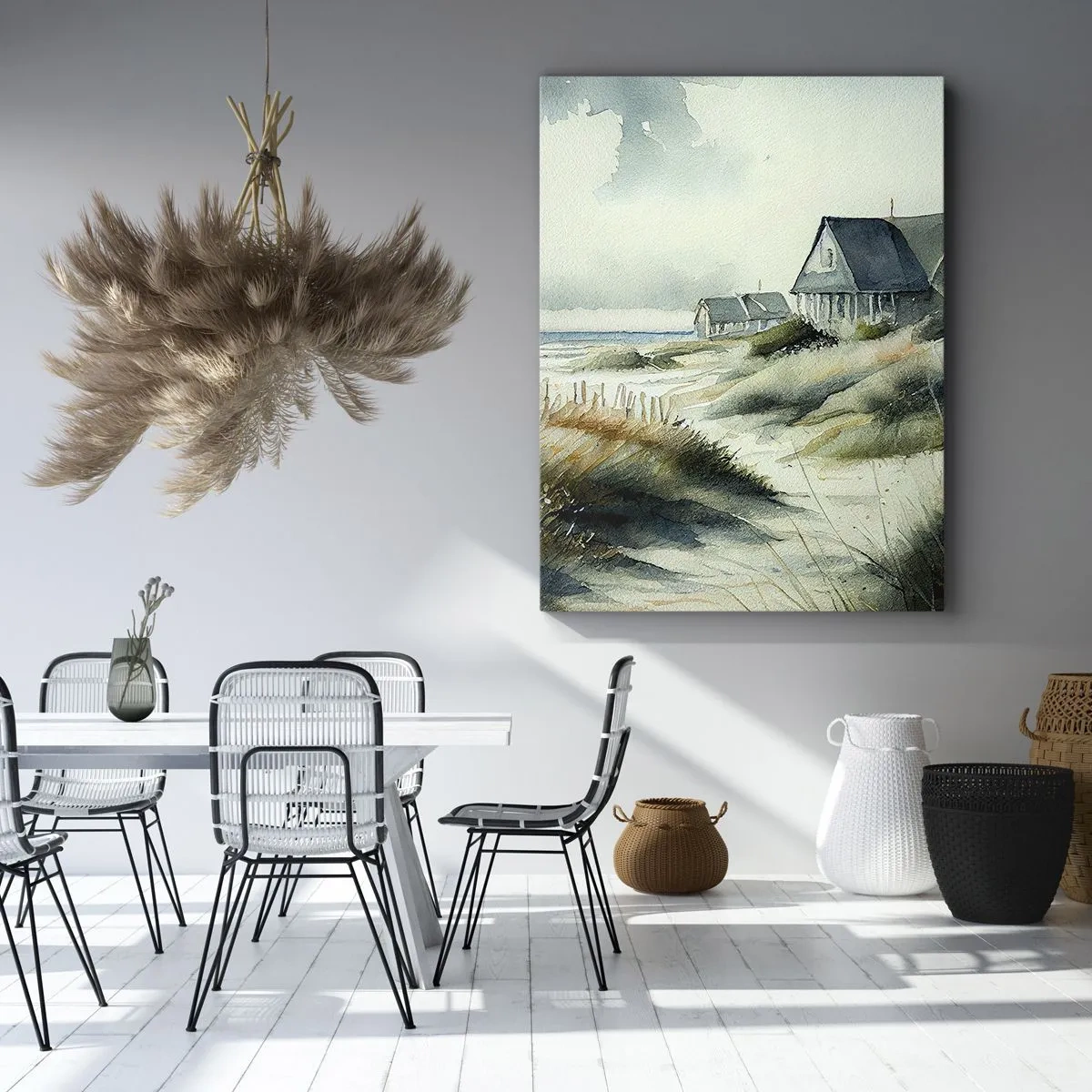 Schilderen op canvas - Weg van de drukte - 50x70 cm