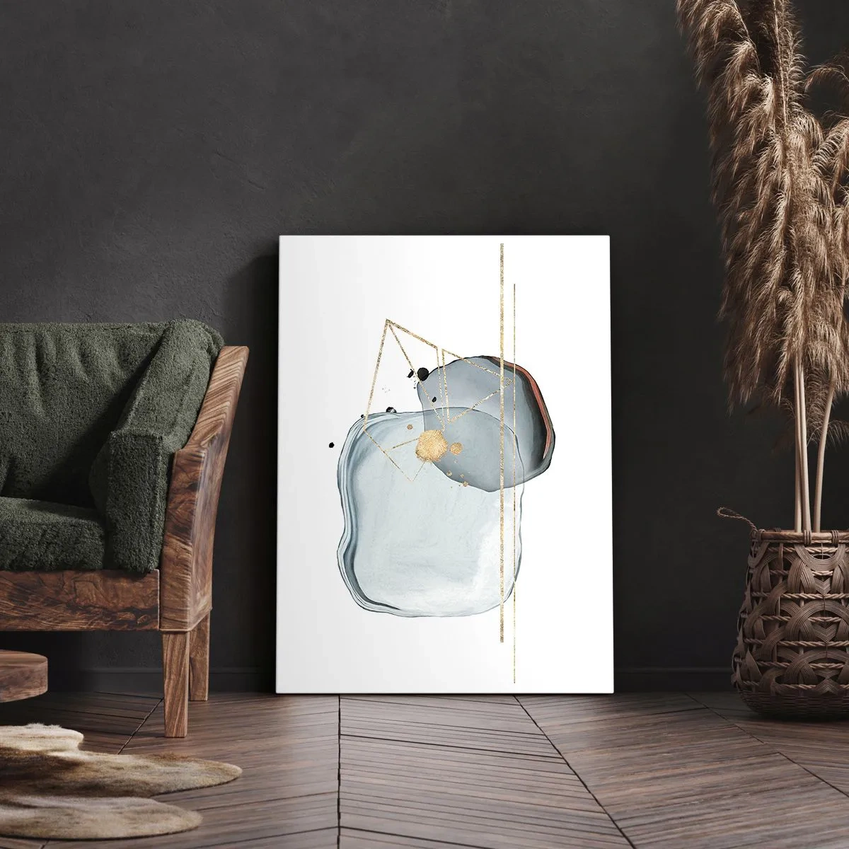 Schilderen op canvas - Een studie van druppels - 50x70 cm