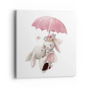 Schilderen op canvas - Dit is liefde - 40x40 cm