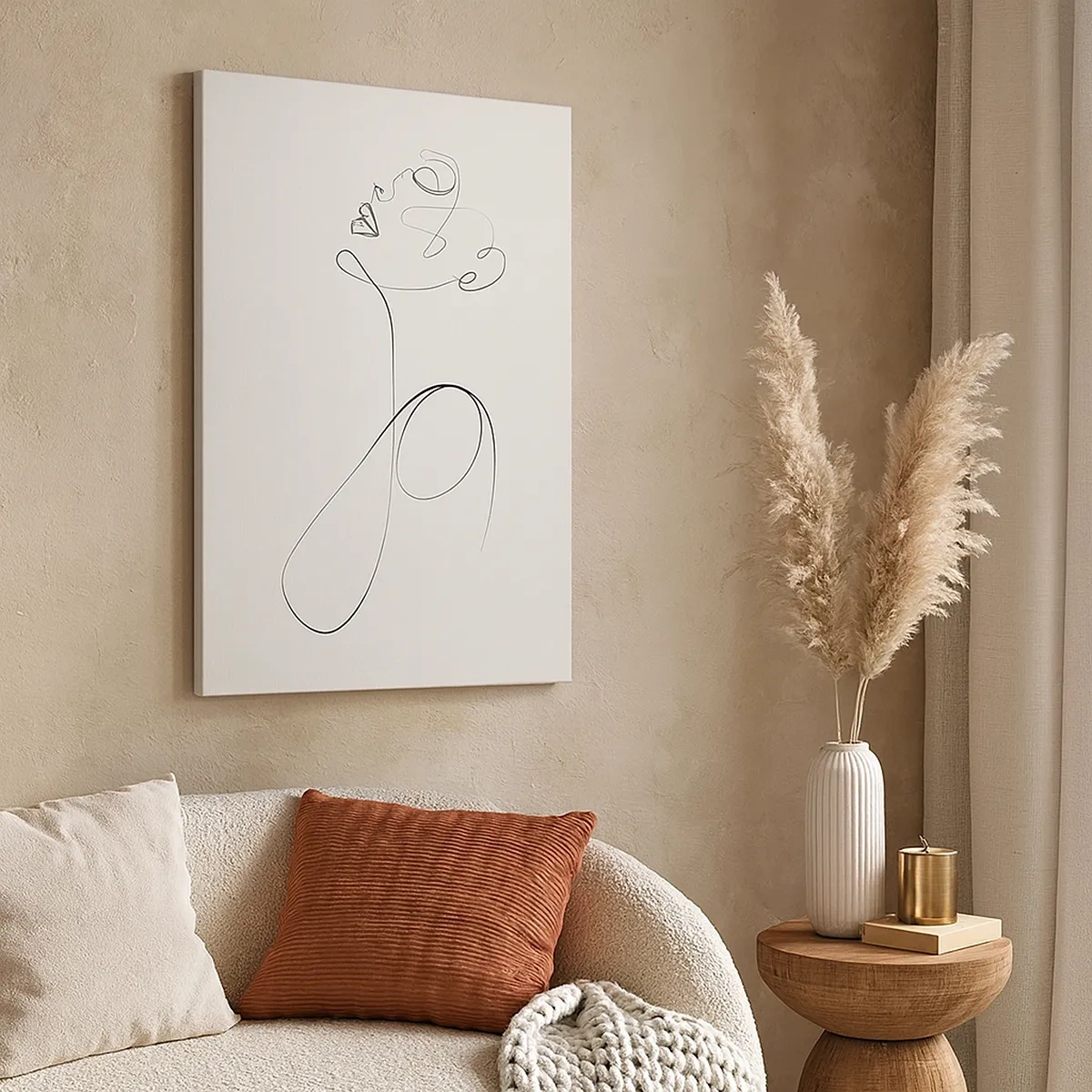 Schilderen op canvas - Loopt in dromen - 50x70 cm