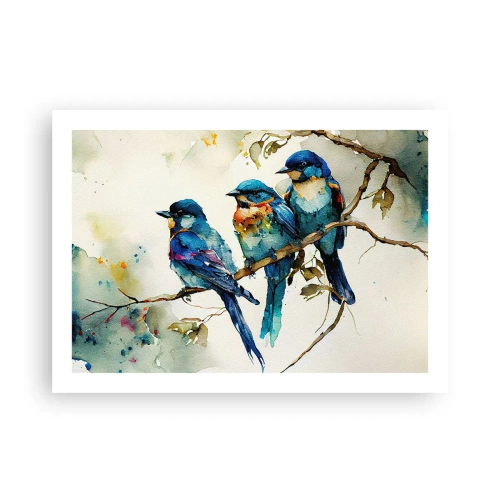 Poster - Is hij boos geworden? - 70x50 cm