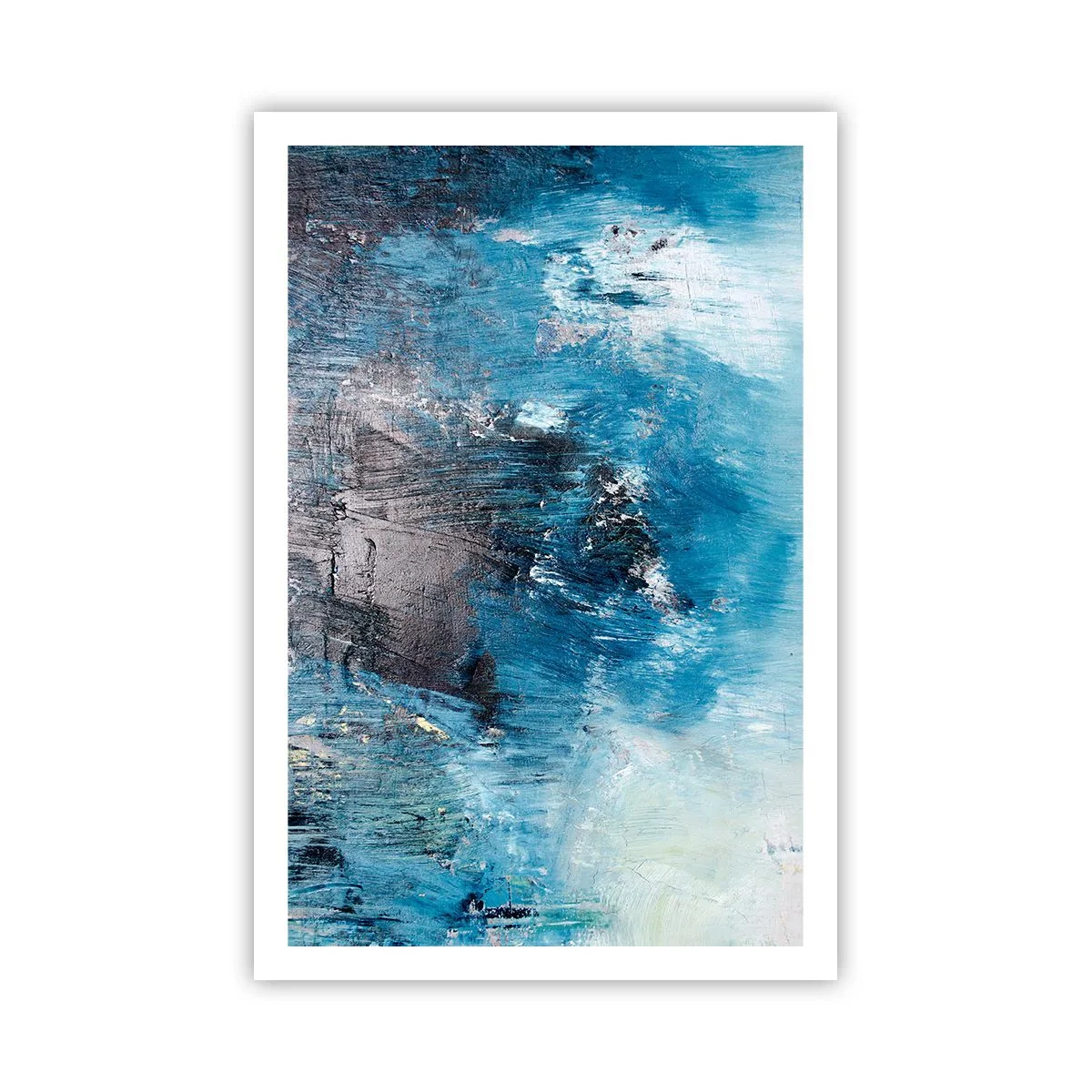 Poster - Rhapsody in Blauw - 61x91 cm