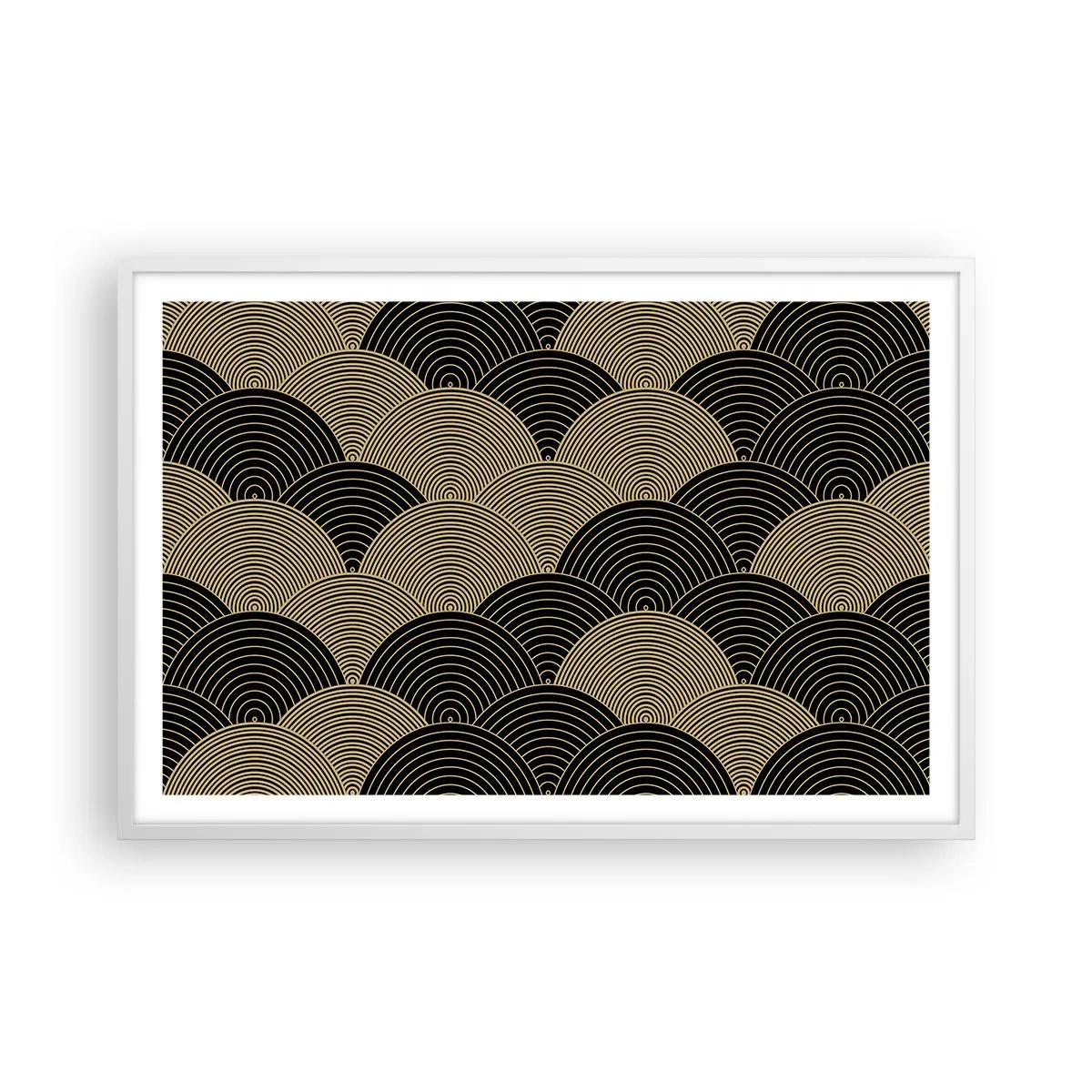 Poster in een witte lijst - Eenheid in veelheid - 91x61 cm