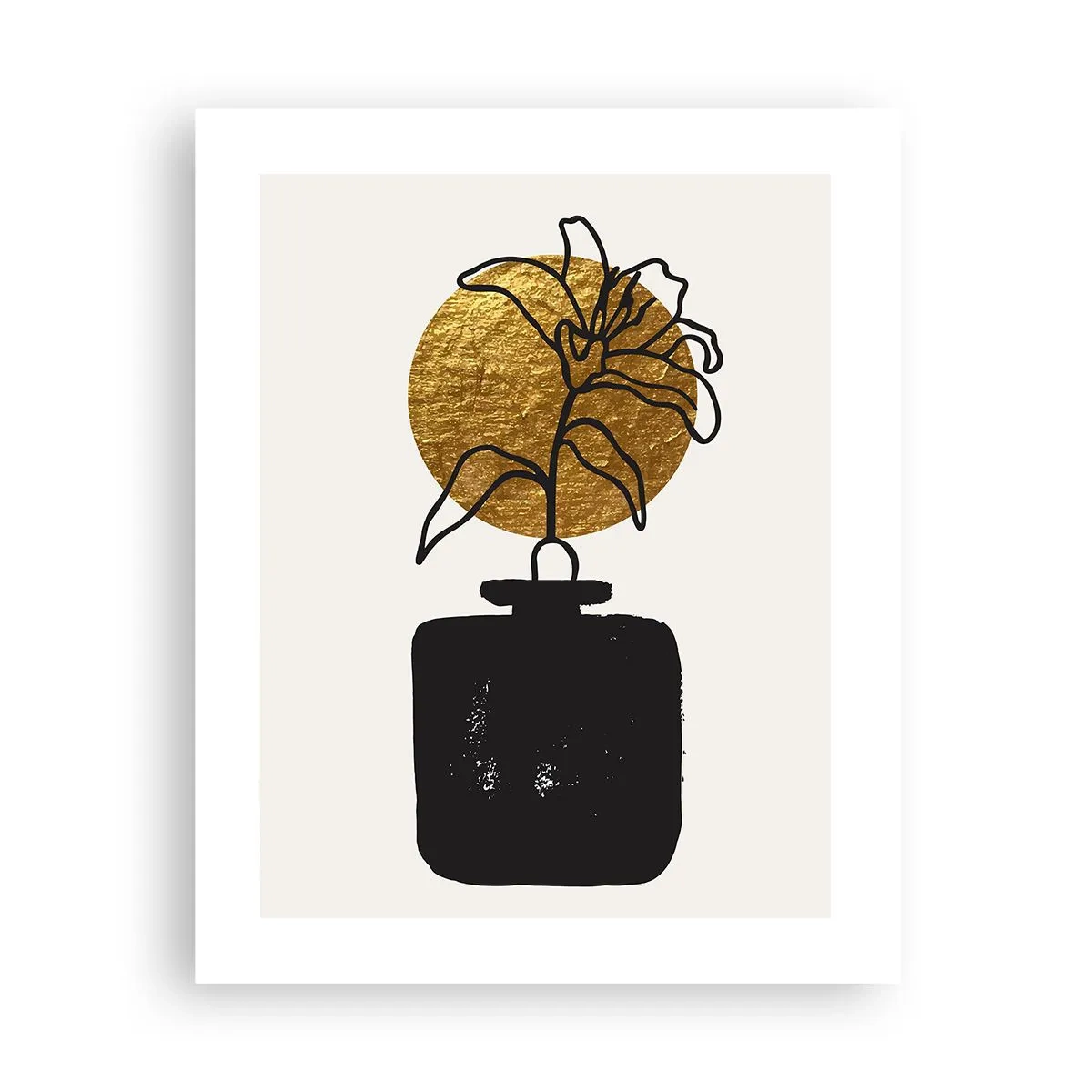 Poster - Schoonheid is goud waard - 40x50 cm