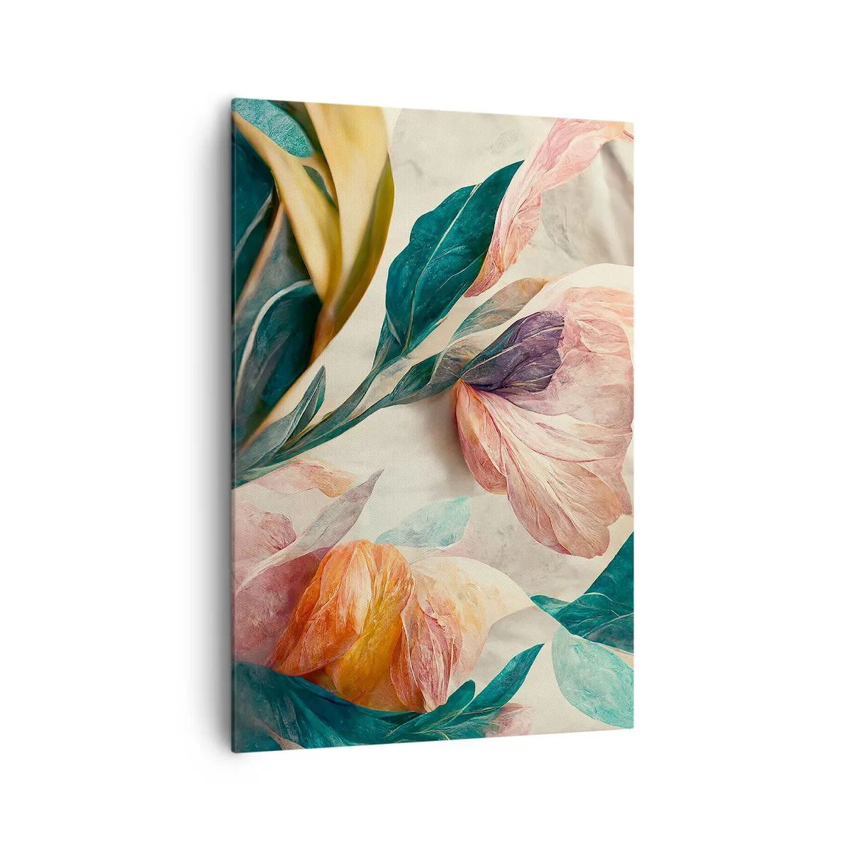 Schilderen op canvas - Bloemen van de zuidelijke eilanden - 70x100 cm