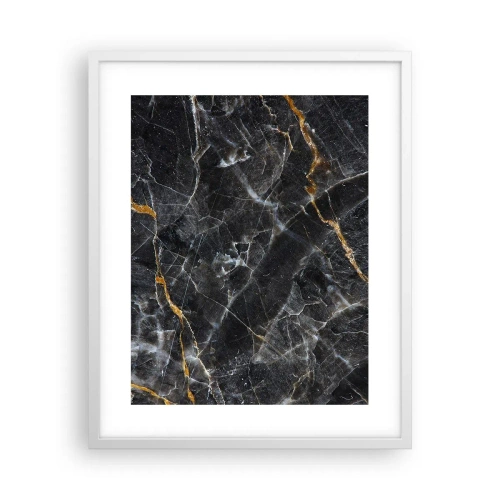 Poster in een witte lijst - Het innerlijke leven van de steen - 40x50 cm