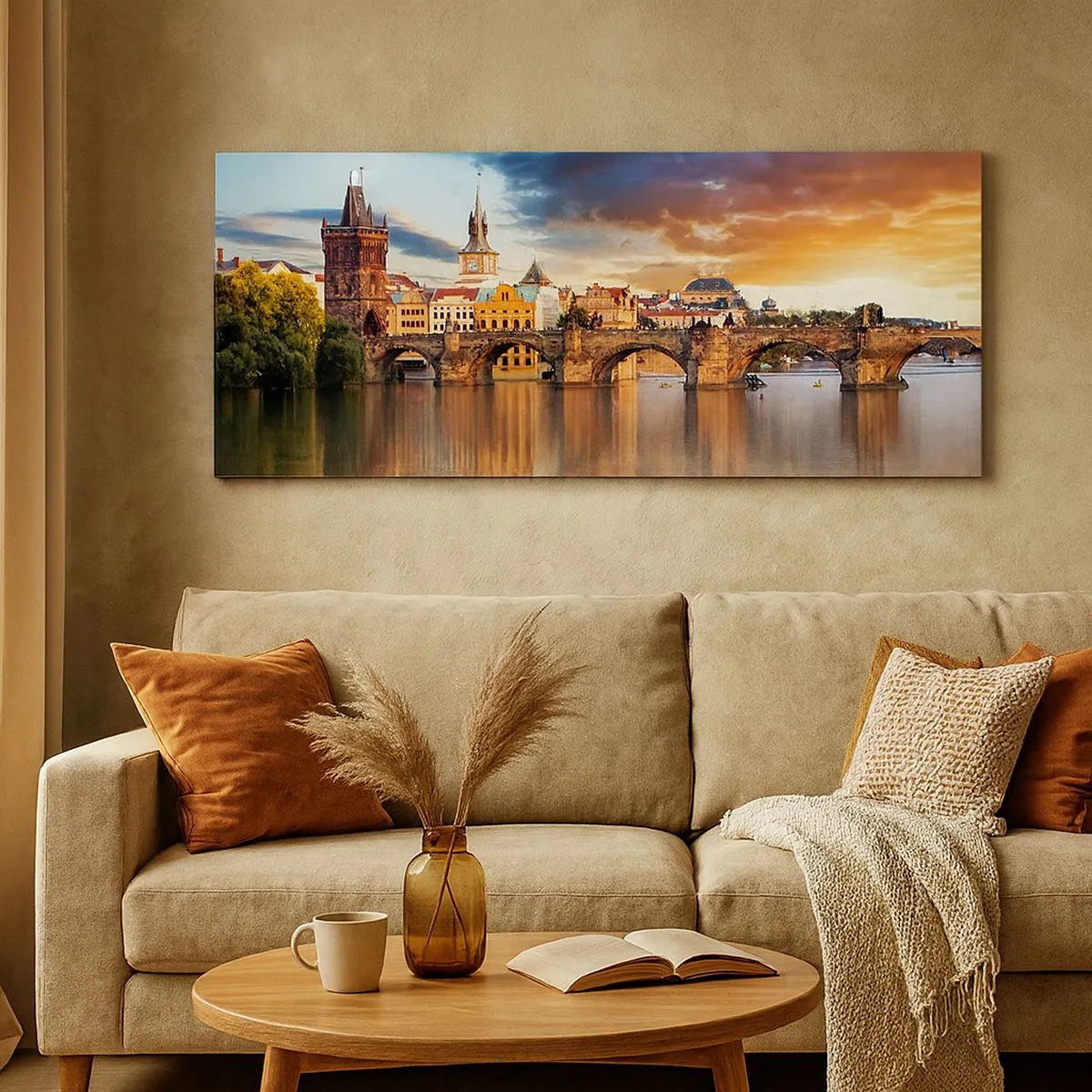Schilderen op canvas - Eeuwenlang mooi - 100x40 cm