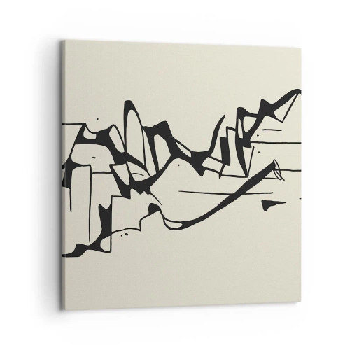 Schilderen op canvas - Misschien een landschap - 50x50 cm