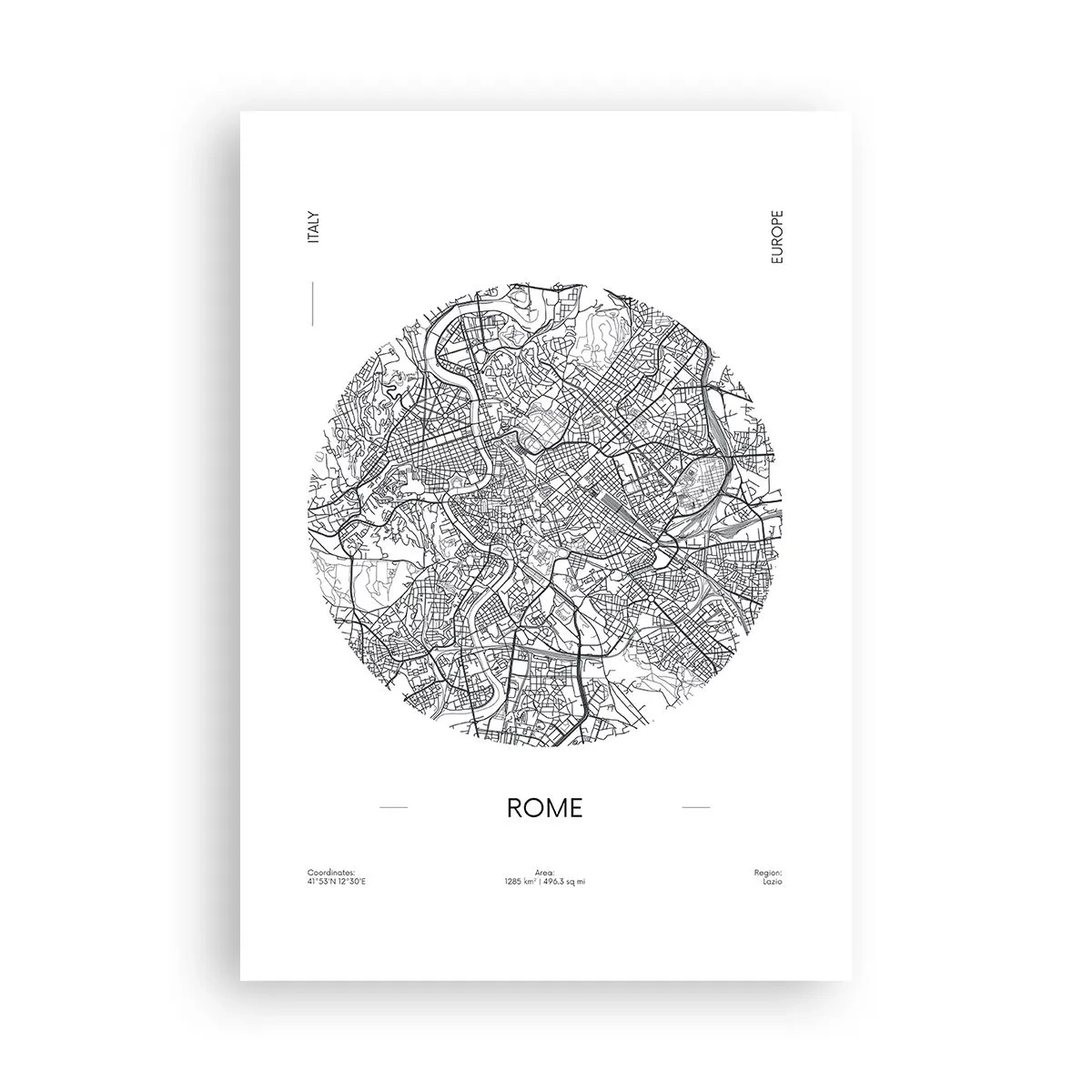 Poster - Anatomie van Rome - 70x100 cm