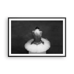 Poster in een zwarte lijst - Het bloeit gewoon - 91x61 cm