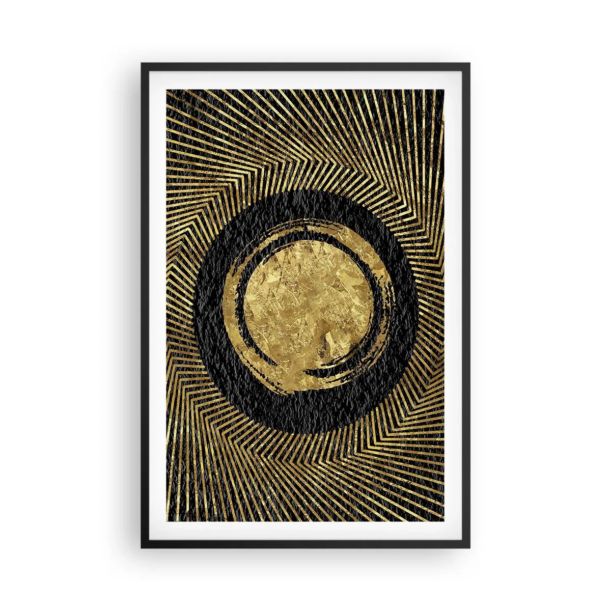 Poster in een zwarte lijst - Glamour-compositie - 61x91 cm