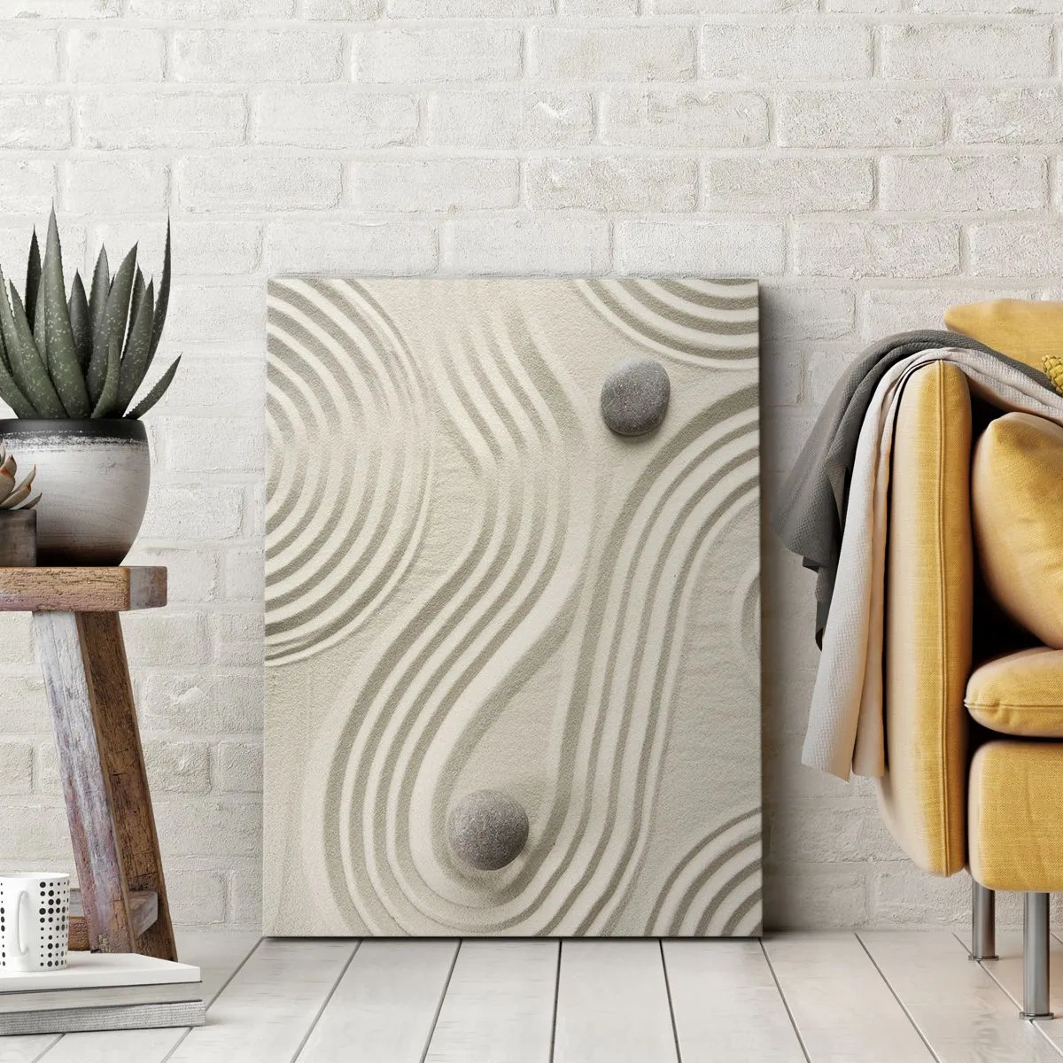 Schilderen op canvas - Een vleugje warmte - 55x100 cm