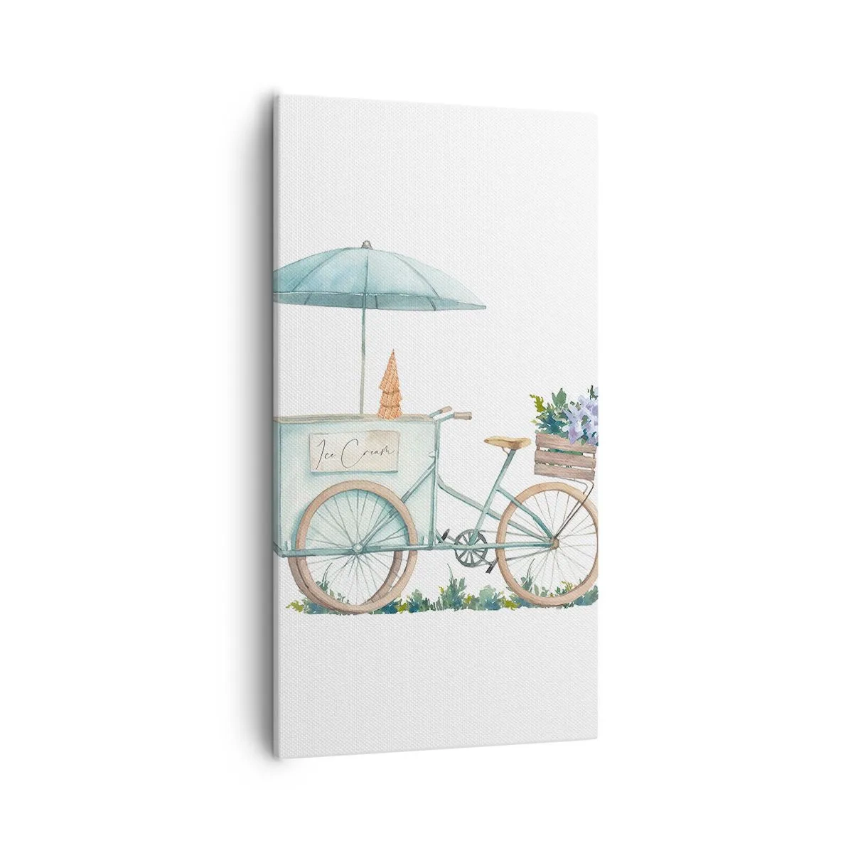 Schilderen op canvas - Zoete herinnering aan de zomer - 55x100 cm