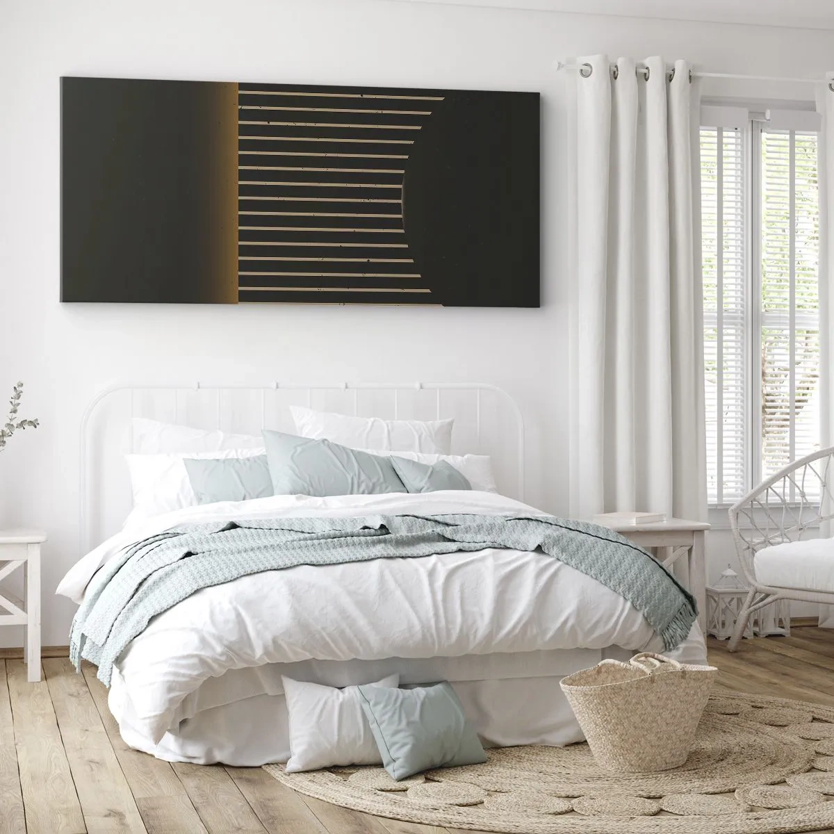 Schilderen op canvas - Verken de duisternis - 140x50 cm
