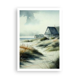Poster - Weg van de drukte - 70x100 cm