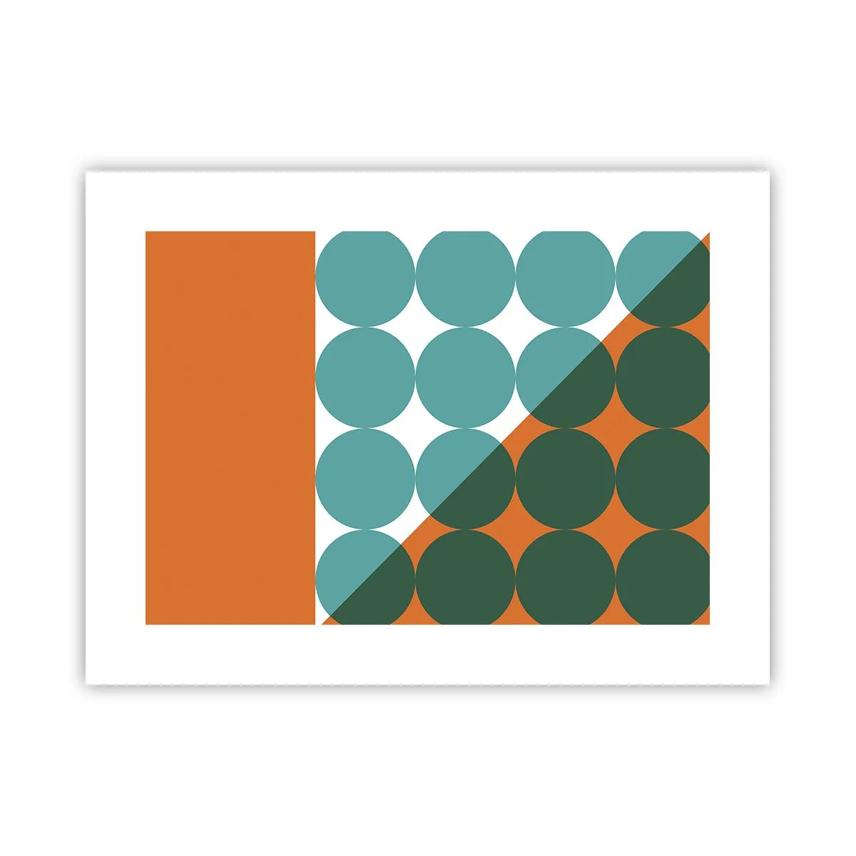 Poster - Omhoog en diagonaal - 40x30 cm