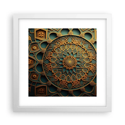 Poster in een witte lijst - In Arabische sfeer - 30x30 cm