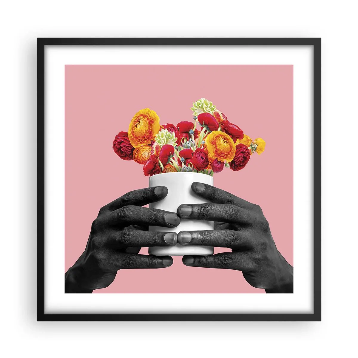 Poster in een zwarte lijst - De apotheose van het leven - 50x50 cm