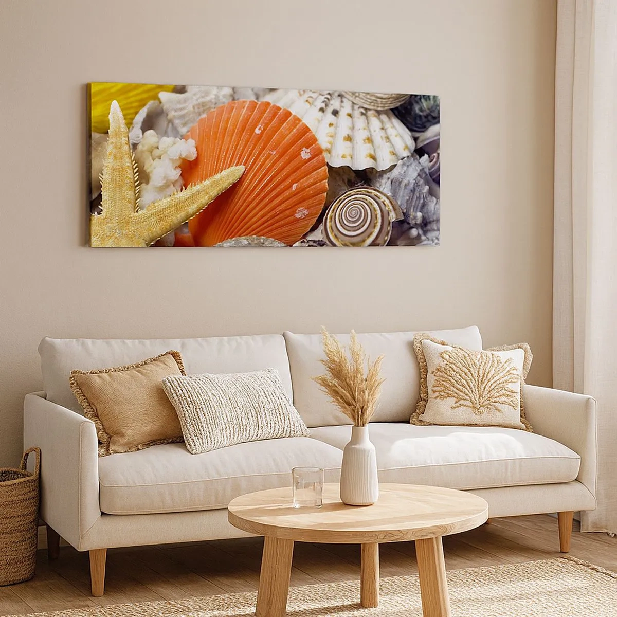 Schilderen op canvas - Oceaan schatten - 100x40 cm