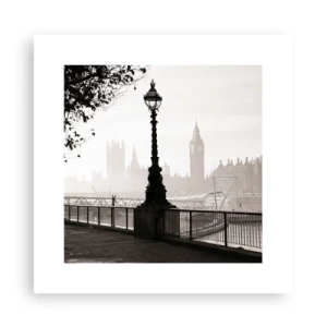 Poster - Ochtend in Londen - 30x30 cm