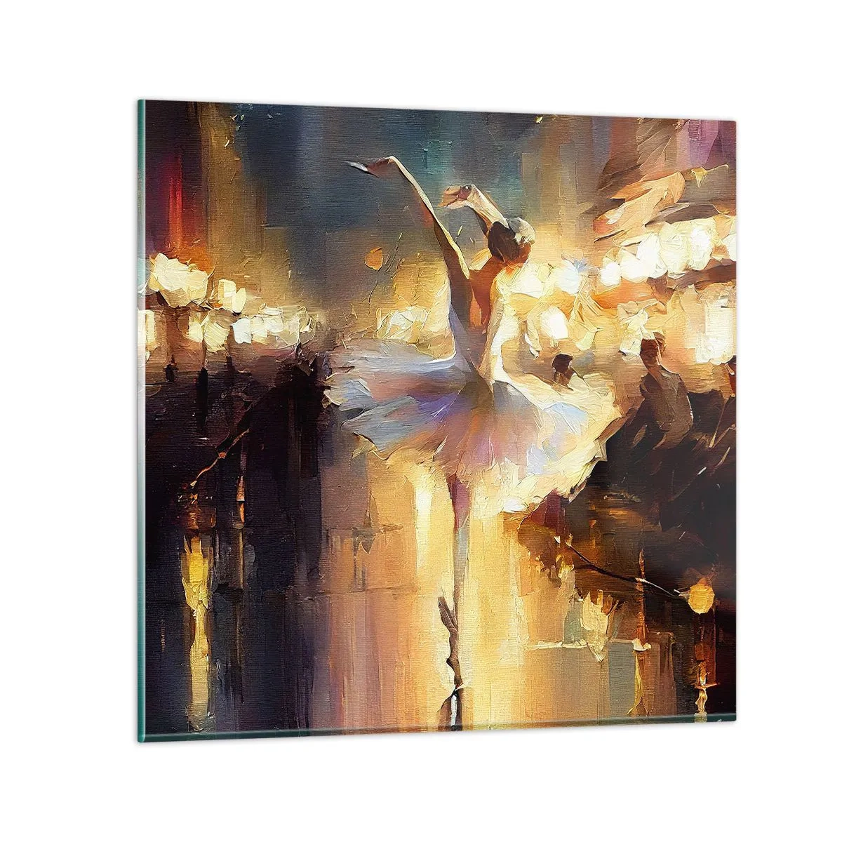 Schilderen op glas - Wonder op straat - 40x40 cm