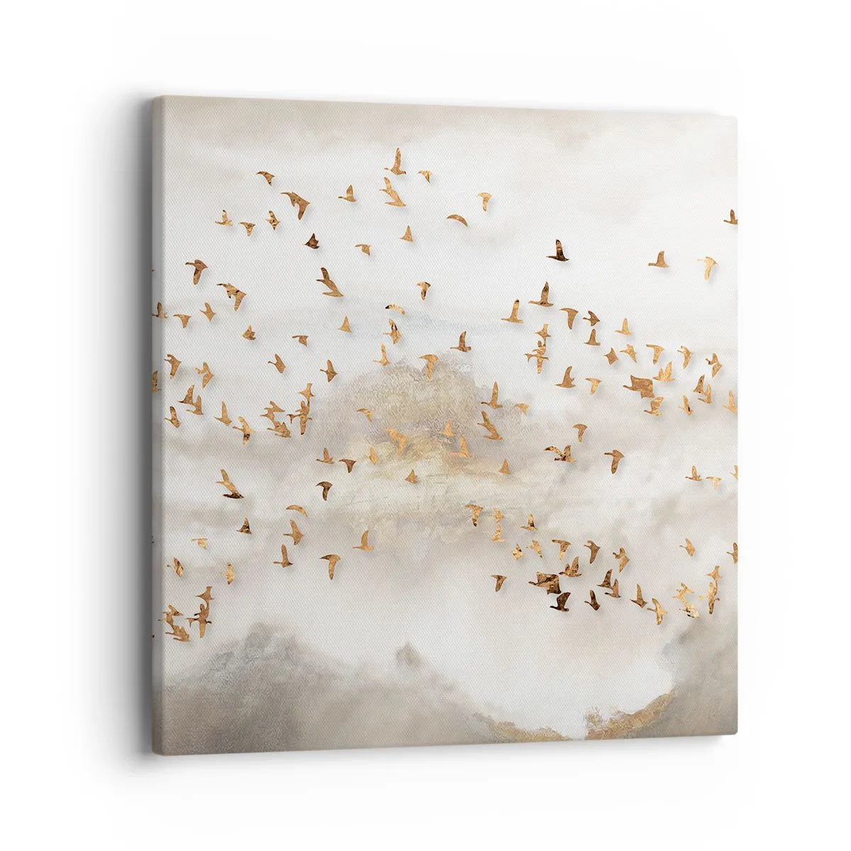 Schilderen op canvas - Het is tijd… - 40x40 cm