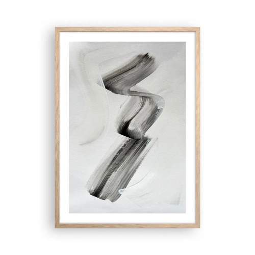 Een poster in een licht eiken lijst - Terloops voor de lol - 50x70 cm