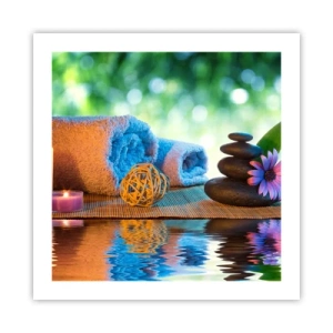 Poster - Tijd voor het lichaam - 50x50 cm