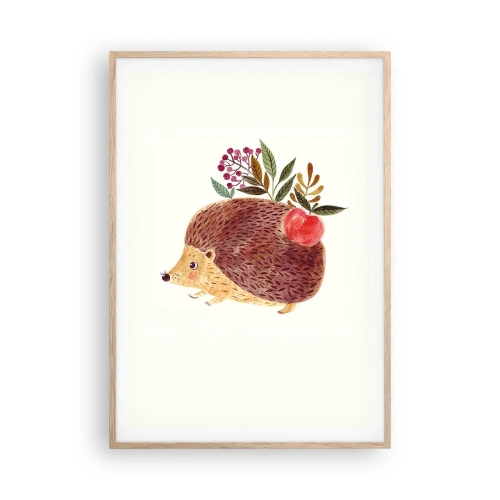 Een poster in een licht eiken lijst - En je vindt mij al leuk - 70x100 cm