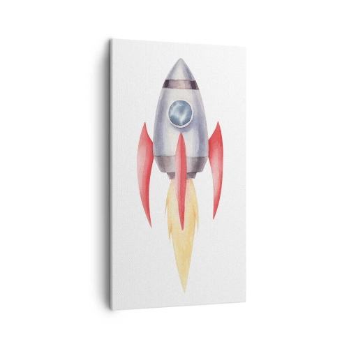 Schilderen op canvas - Hoger, sneller, verder - 45x80 cm