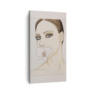 Schilderen op canvas - Een symbool van elegantie en schoonheid - 45x80 cm