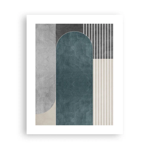 Poster - Compositie op niveau - 40x50 cm