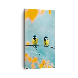 Schilderen op canvas - Vogelroddel - 45x80 cm