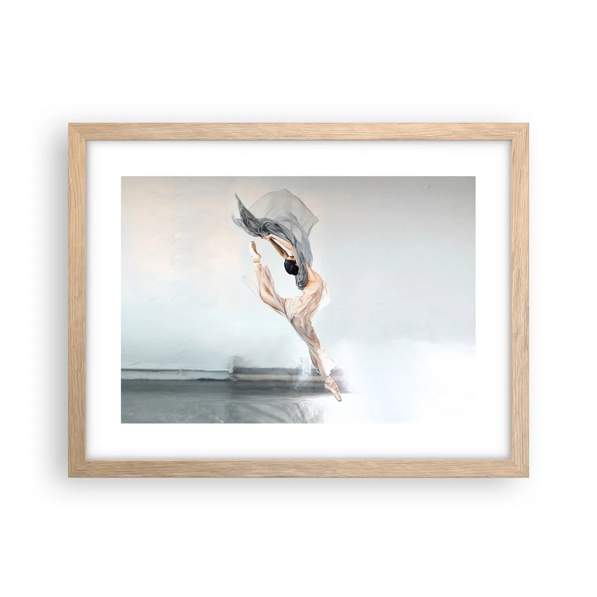 Een poster in een licht eiken lijst - In dans vervoering - 40x30 cm