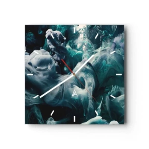 Wandklok - Klok - De nobele kilheid van steen - 40x40 cm