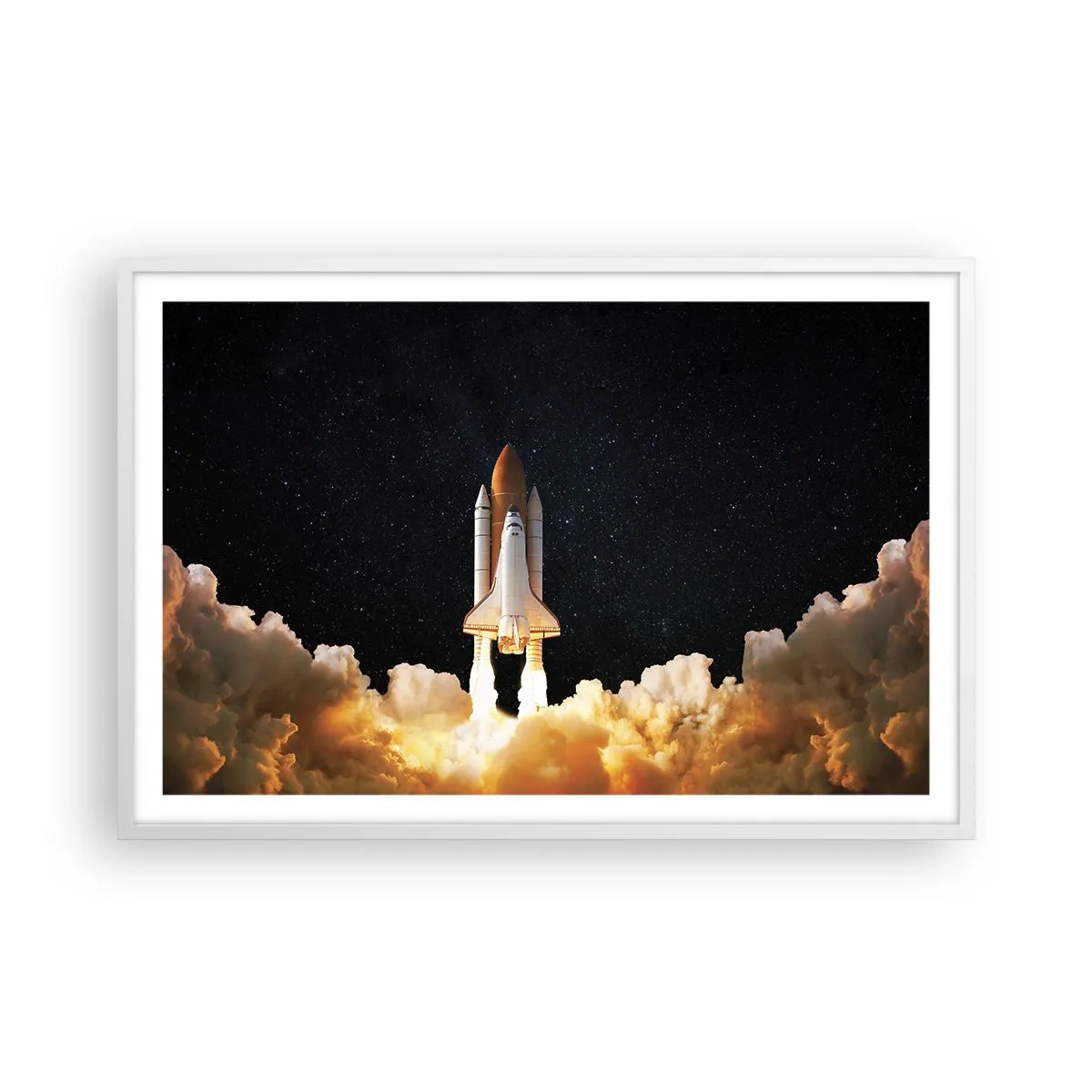 Poster in een witte lijst - Advertentie astra! - 91x61 cm