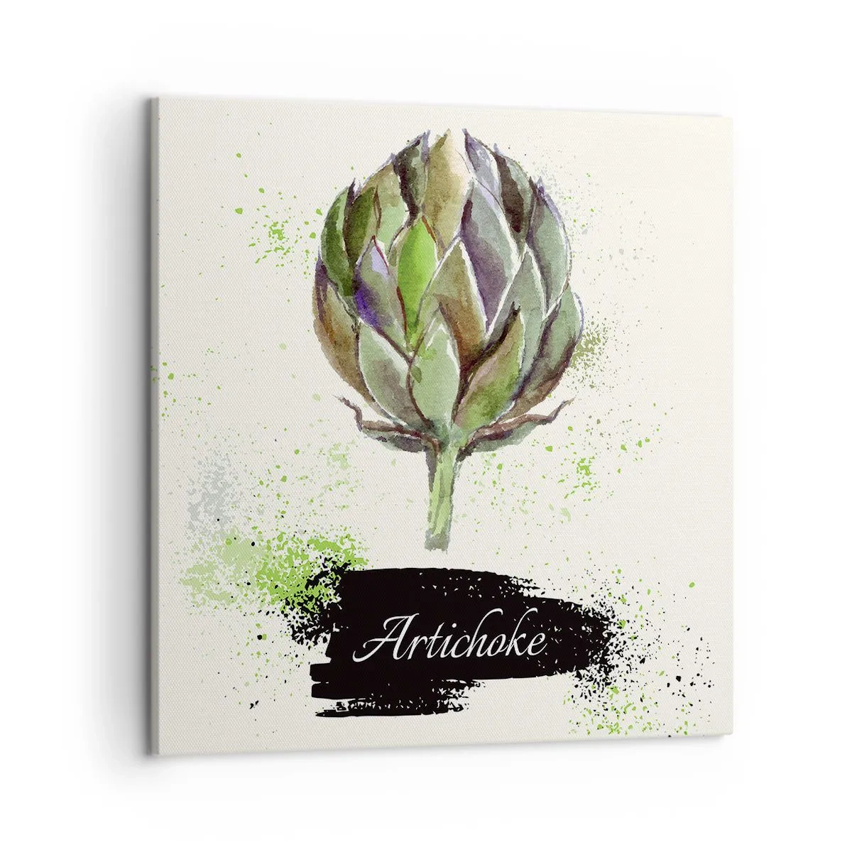 Schilderen op canvas - Eviva-groenten! - 50x50 cm