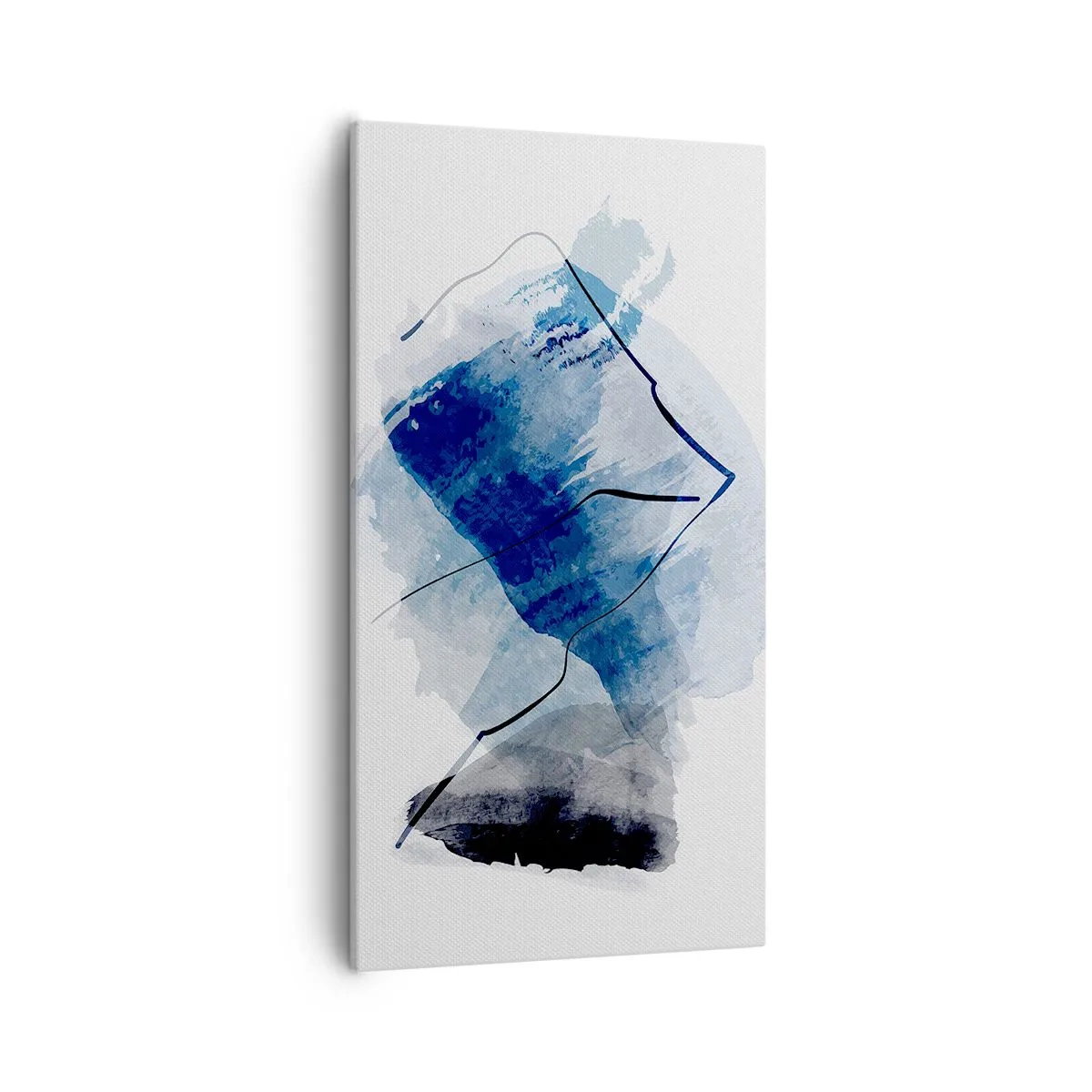 Schilderen op canvas - Ijsberg - 55x100 cm